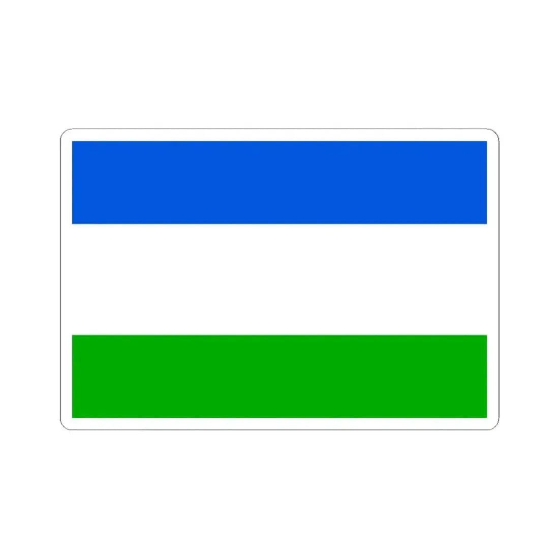 Flag of Prague 18 (Czech Republic) STICKER Vinyl Kiss-Cut Decal 2 Inch White - The Sticker Space