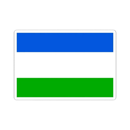 Flag of Prague 18 (Czech Republic) STICKER Vinyl Kiss-Cut Decal 2 Inch White - The Sticker Space