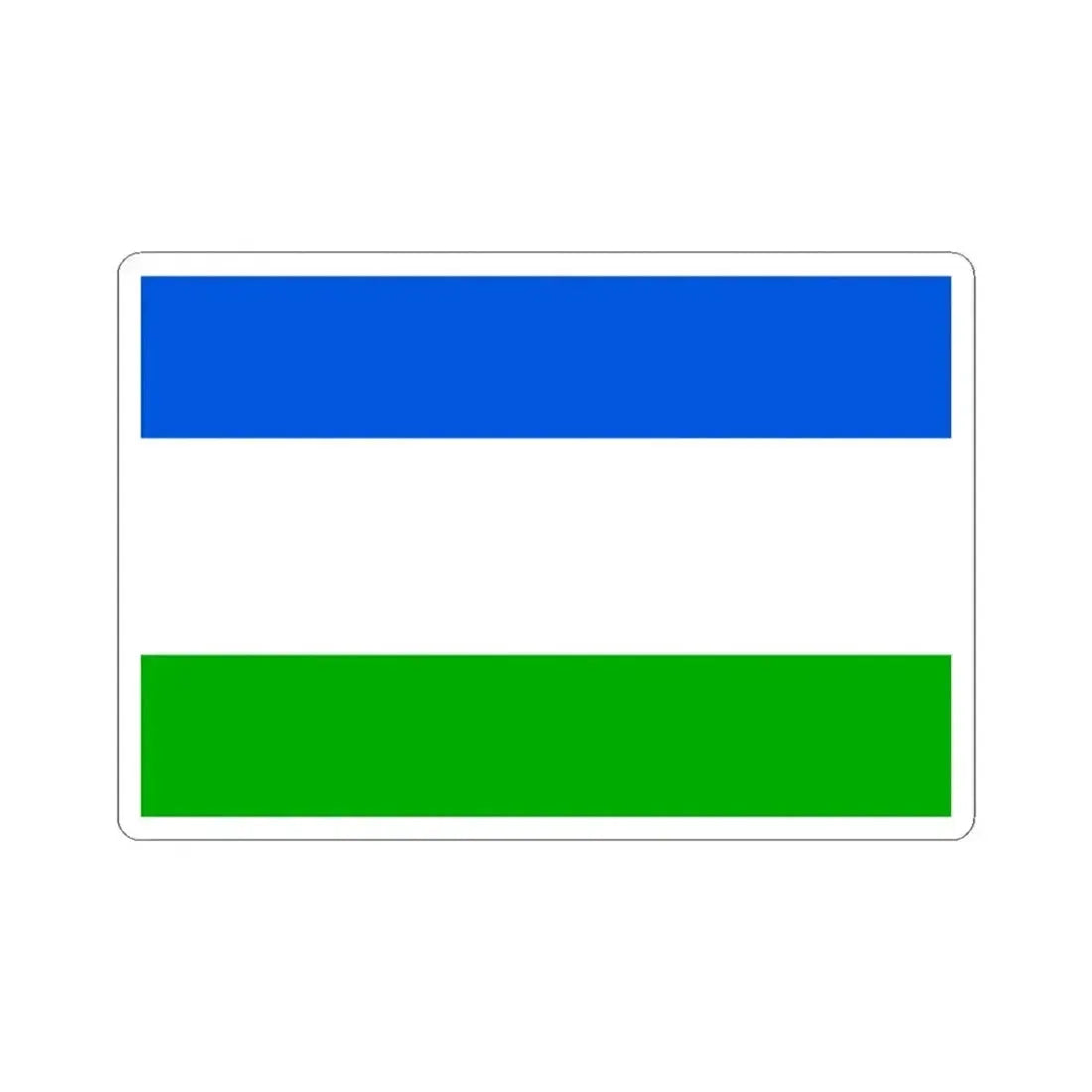 Flag of Prague 18 (Czech Republic) STICKER Vinyl Kiss-Cut Decal 3 Inch White - The Sticker Space