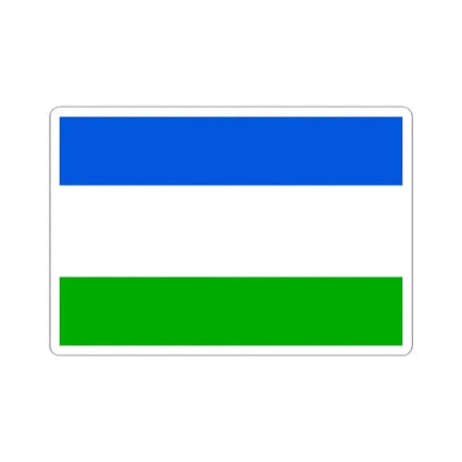 Flag of Prague 18 (Czech Republic) STICKER Vinyl Kiss-Cut Decal 3 Inch White - The Sticker Space