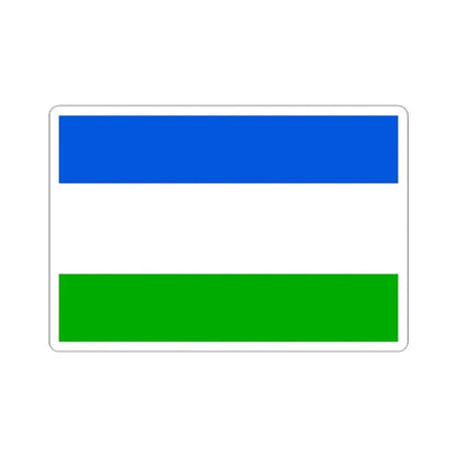 Flag of Prague 18 (Czech Republic) STICKER Vinyl Kiss-Cut Decal 4 Inch White - The Sticker Space