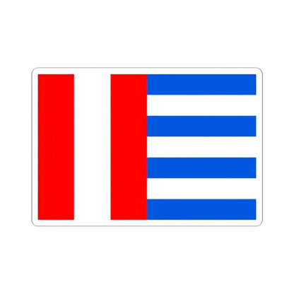 Flag of Prague 19 (Czech Republic) STICKER Vinyl Kiss-Cut Decal 2 Inch White - The Sticker Space