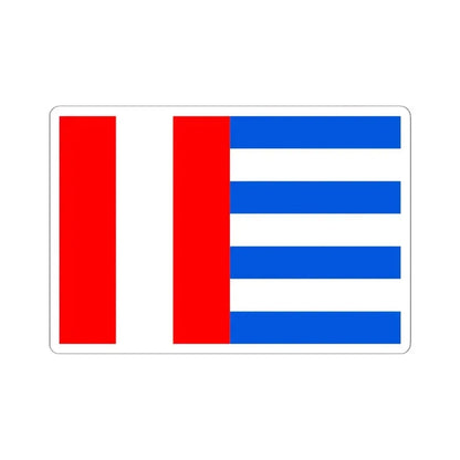 Flag of Prague 19 (Czech Republic) STICKER Vinyl Kiss-Cut Decal 6 Inch White - The Sticker Space