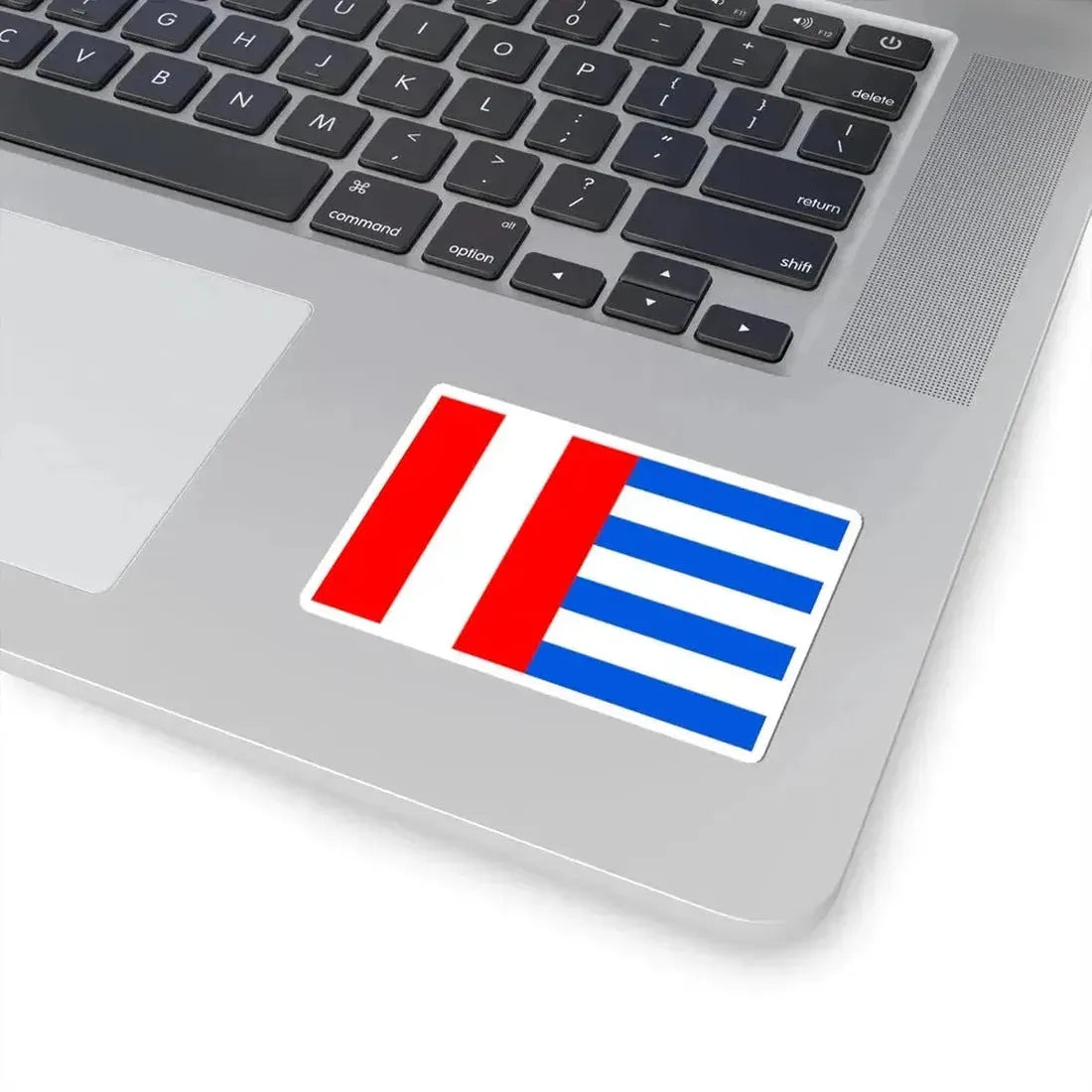 Flag of Prague 19 (Czech Republic) STICKER Vinyl Kiss-Cut Decal - The Sticker Space