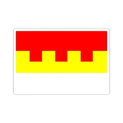 Flag of Prague 2 (Czech Republic) STICKER Vinyl Kiss-Cut Decal 2 Inch White - The Sticker Space