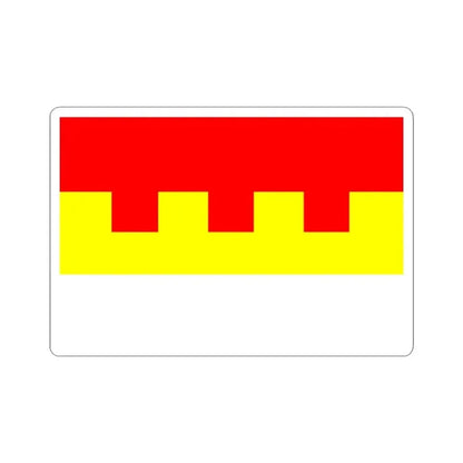 Flag of Prague 2 (Czech Republic) STICKER Vinyl Kiss-Cut Decal 3 Inch White - The Sticker Space
