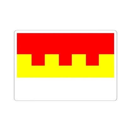 Flag of Prague 2 (Czech Republic) STICKER Vinyl Kiss-Cut Decal 6 Inch White - The Sticker Space