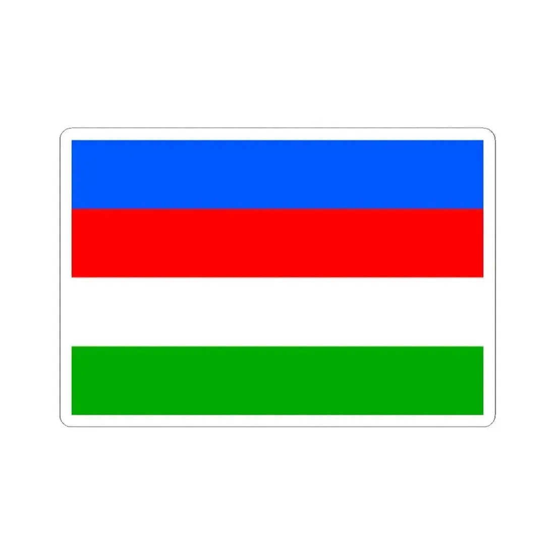 Flag of Prague 22 (Czech Republic) STICKER Vinyl Kiss-Cut Decal 2 Inch White - The Sticker Space