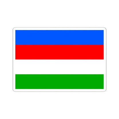 Flag of Prague 22 (Czech Republic) STICKER Vinyl Kiss-Cut Decal 2 Inch White - The Sticker Space