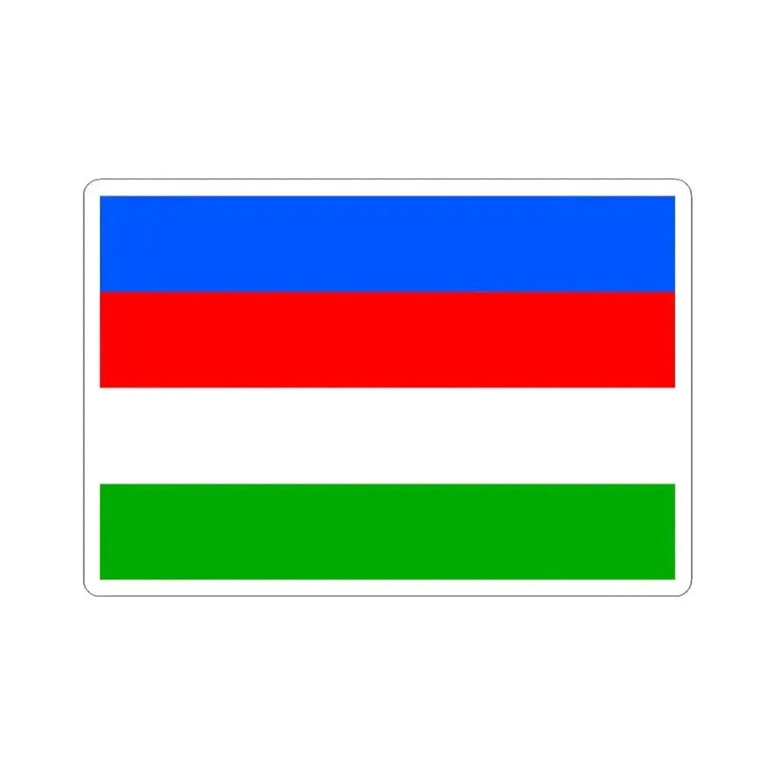 Flag of Prague 22 (Czech Republic) STICKER Vinyl Kiss-Cut Decal 3 Inch White - The Sticker Space