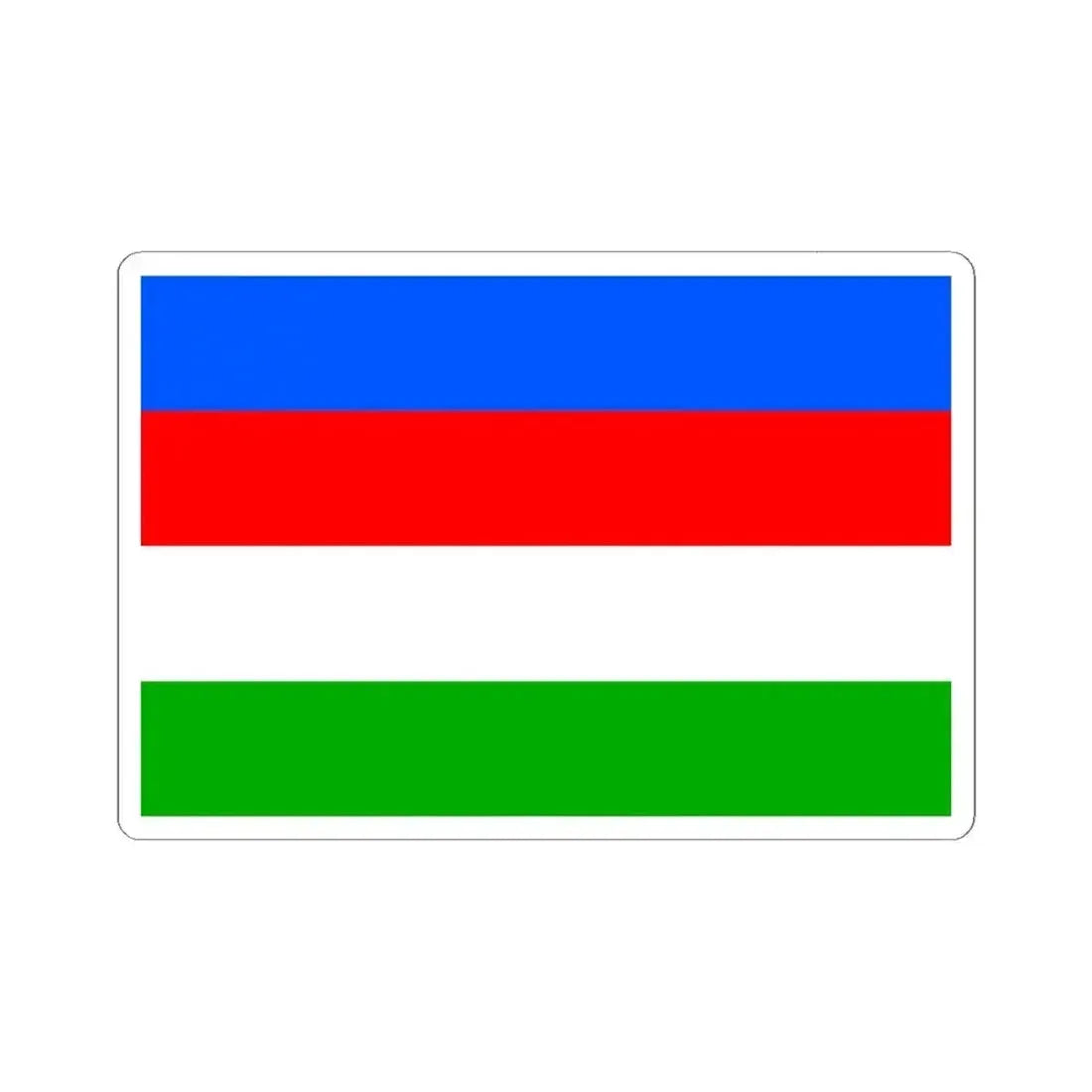 Flag of Prague 22 (Czech Republic) STICKER Vinyl Kiss-Cut Decal 6 Inch White - The Sticker Space