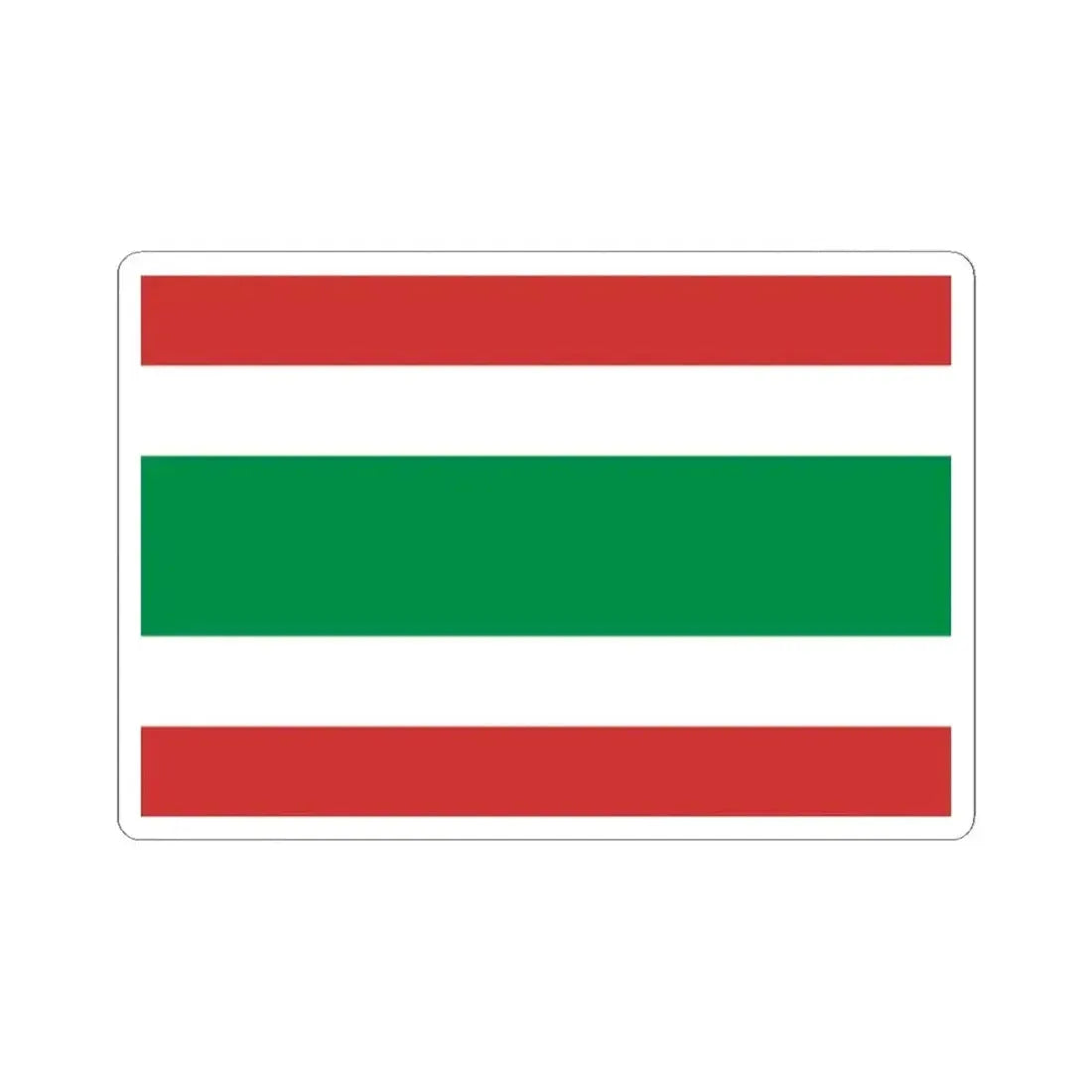Flag of Prague 3 (Czech Republic) STICKER Vinyl Kiss-Cut Decal 2 Inch White - The Sticker Space