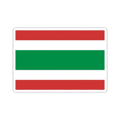 Flag of Prague 3 (Czech Republic) STICKER Vinyl Kiss-Cut Decal 3 Inch White - The Sticker Space