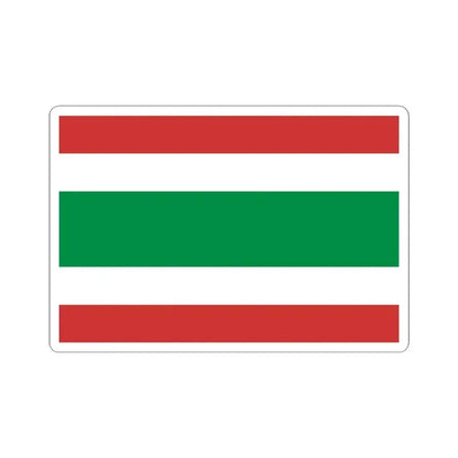 Flag of Prague 3 (Czech Republic) STICKER Vinyl Kiss-Cut Decal 4 Inch White - The Sticker Space