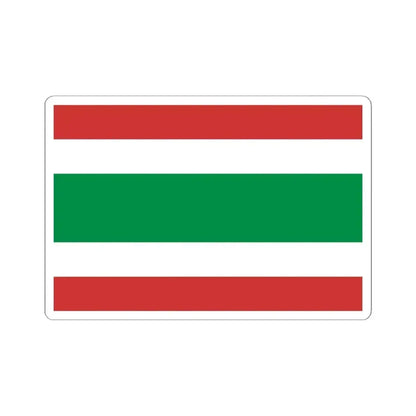 Flag of Prague 3 (Czech Republic) STICKER Vinyl Kiss-Cut Decal 6 Inch White - The Sticker Space