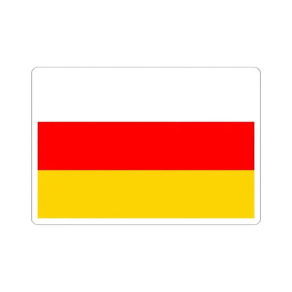 Flag of Prague 5 (Czech Republic) STICKER Vinyl Kiss-Cut Decal 2 Inch White - The Sticker Space