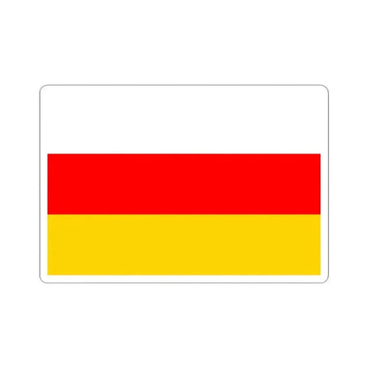 Flag of Prague 5 (Czech Republic) STICKER Vinyl Kiss-Cut Decal 4 Inch White - The Sticker Space