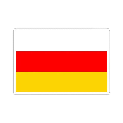 Flag of Prague 5 (Czech Republic) STICKER Vinyl Kiss-Cut Decal 6 Inch White - The Sticker Space