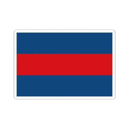 Flag of Prague 6 (Czech Republic) STICKER Vinyl Kiss-Cut Decal 2 Inch White - The Sticker Space