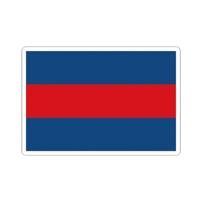 Flag of Prague 6 (Czech Republic) STICKER Vinyl Kiss-Cut Decal 4 Inch White - The Sticker Space