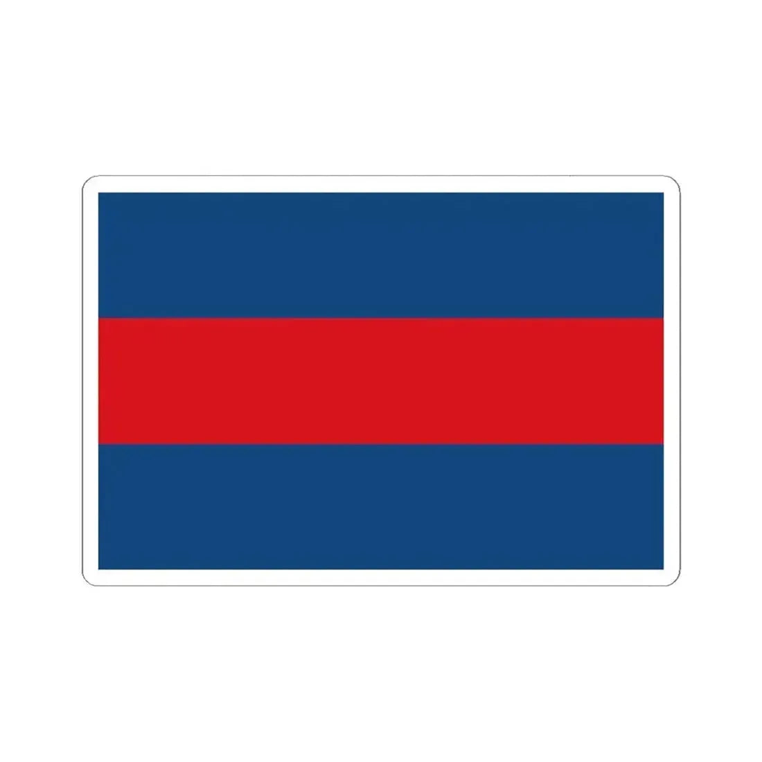 Flag of Prague 6 (Czech Republic) STICKER Vinyl Kiss-Cut Decal 6 Inch White - The Sticker Space