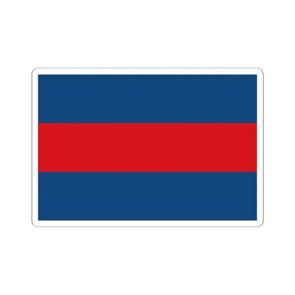 Flag of Prague 6 (Czech Republic) STICKER Vinyl Kiss-Cut Decal 6 Inch White - The Sticker Space