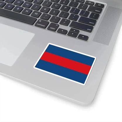Flag of Prague 6 (Czech Republic) STICKER Vinyl Kiss-Cut Decal - The Sticker Space