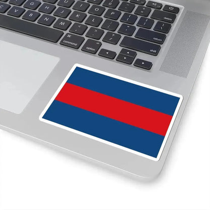 Flag of Prague 6 (Czech Republic) STICKER Vinyl Kiss-Cut Decal - The Sticker Space