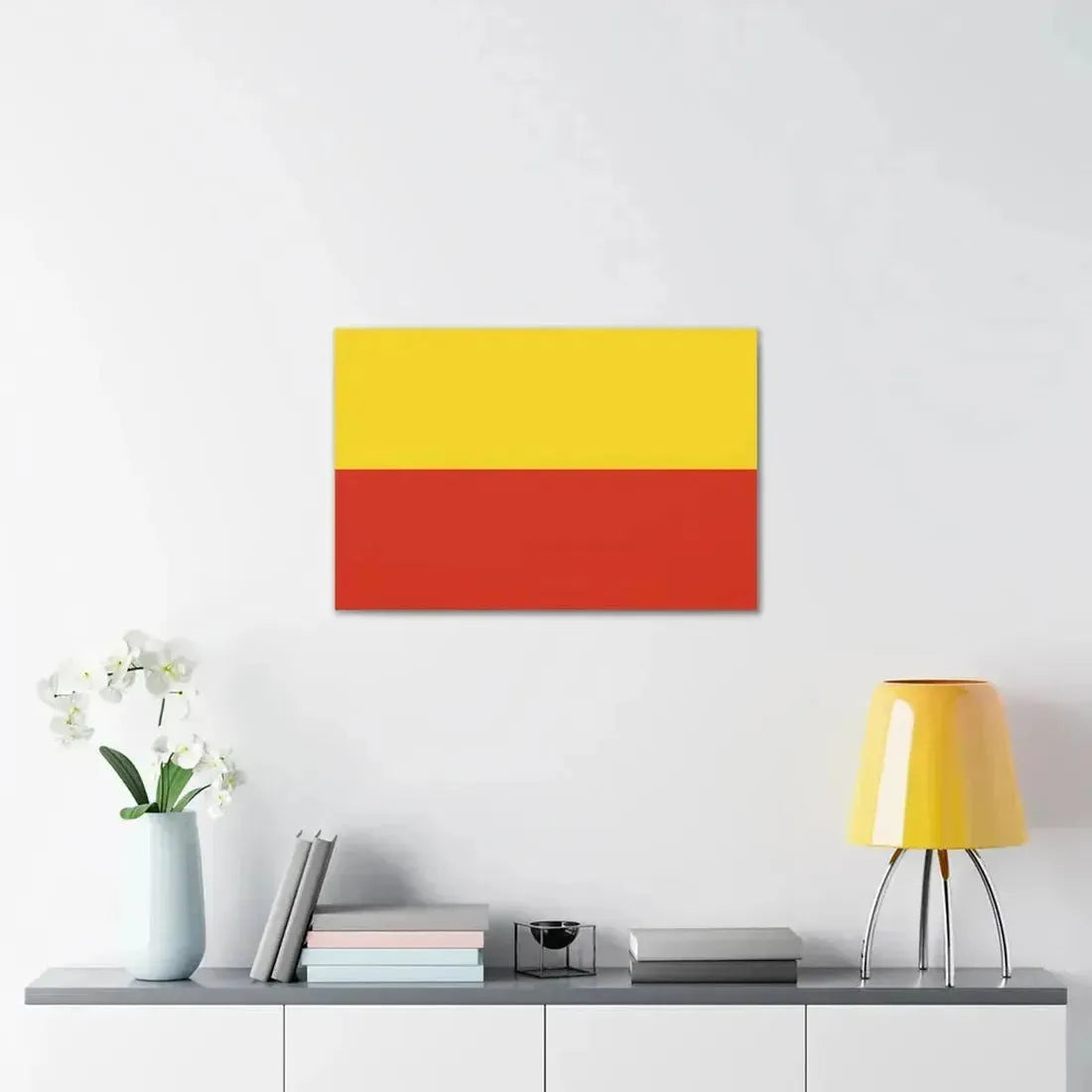 Flag of Prague Czech Republic - Canvas Wall Art - The Sticker Space