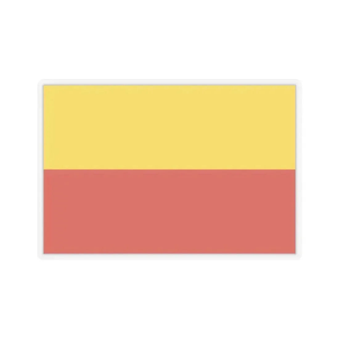 Flag of Prague Czech Republic - STICKER Vinyl Kiss-Cut Decal 2 Inch Transparent - The Sticker Space