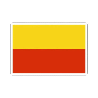 Flag of Prague (Czech Republic) STICKER Vinyl Kiss-Cut Decal 2 Inch White - The Sticker Space