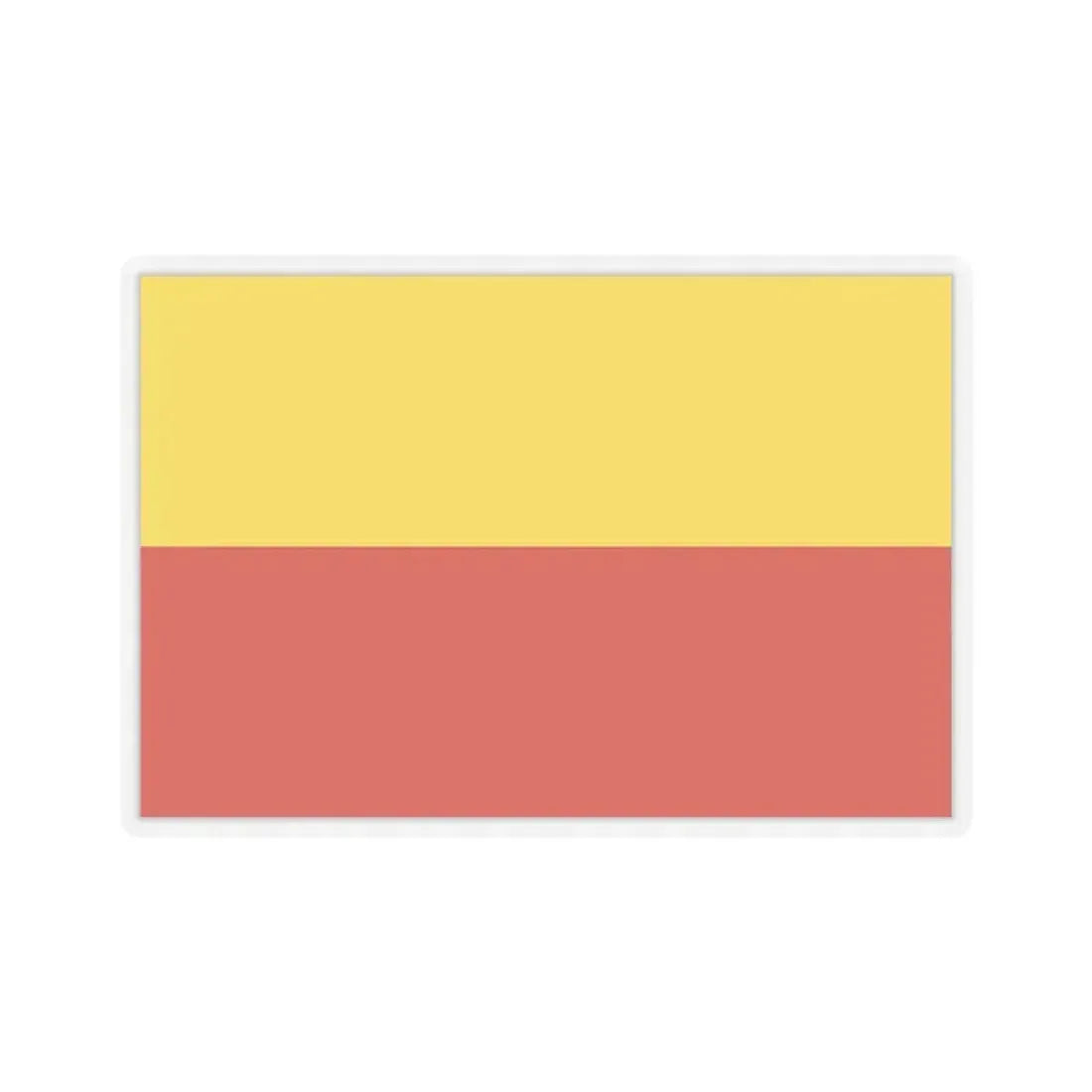 Flag of Prague Czech Republic - STICKER Vinyl Kiss-Cut Decal 3 Inch Transparent - The Sticker Space