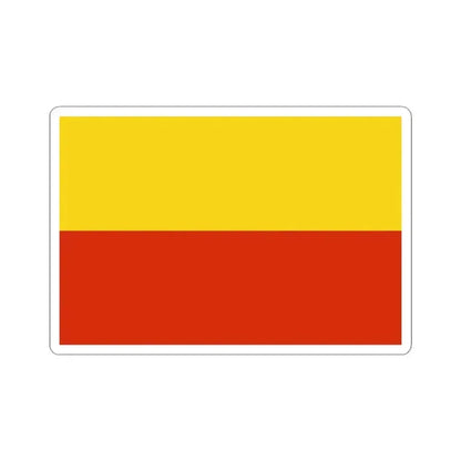 Flag of Prague (Czech Republic) STICKER Vinyl Kiss-Cut Decal 3 Inch White - The Sticker Space