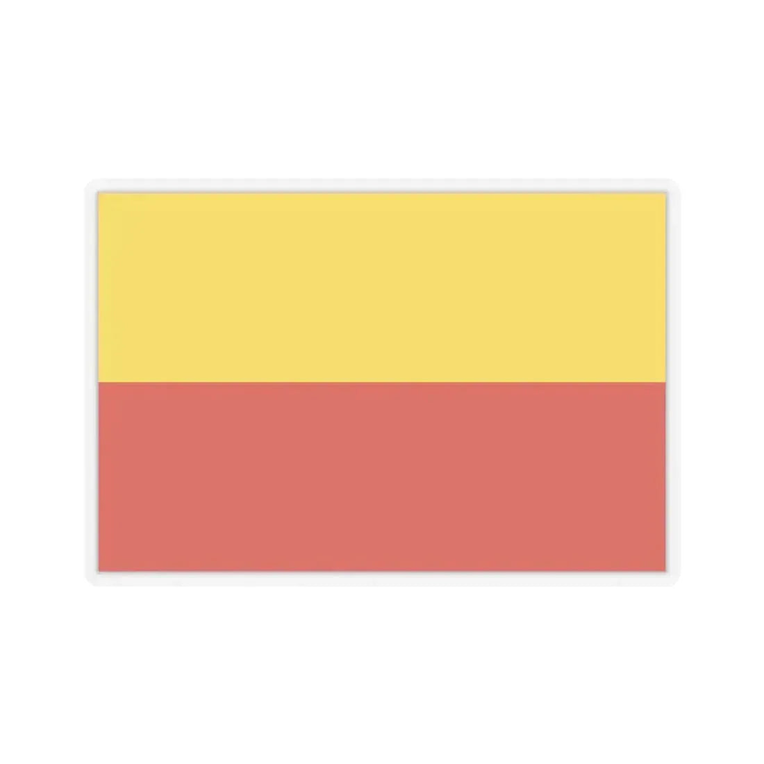 Flag of Prague Czech Republic - STICKER Vinyl Kiss-Cut Decal 4 Inch Transparent - The Sticker Space