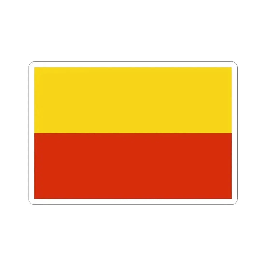 Flag of Prague (Czech Republic) STICKER Vinyl Kiss-Cut Decal 4 Inch White - The Sticker Space