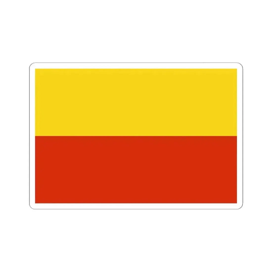 Flag of Prague (Czech Republic) STICKER Vinyl Kiss-Cut Decal 6 Inch White - The Sticker Space