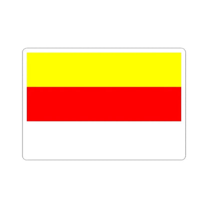 Flag of Prague New City (Czech Republic) STICKER Vinyl Kiss-Cut Decal 3 Inch White - The Sticker Space