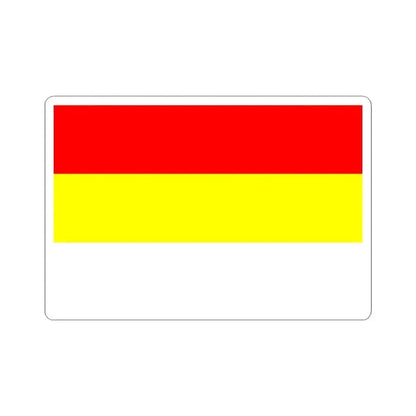 Flag of Prague Old City (Czech Republic) STICKER Vinyl Kiss-Cut Decal 3 Inch White - The Sticker Space