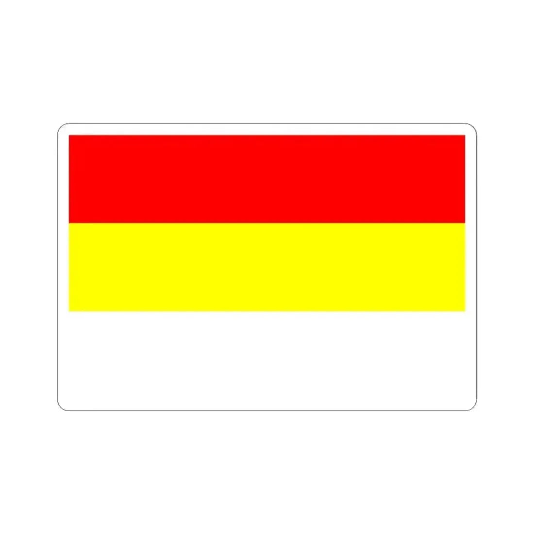 Flag of Prague Old City (Czech Republic) STICKER Vinyl Kiss-Cut Decal 4 Inch White - The Sticker Space