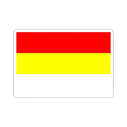 Flag of Prague Old City (Czech Republic) STICKER Vinyl Kiss-Cut Decal 4 Inch White - The Sticker Space