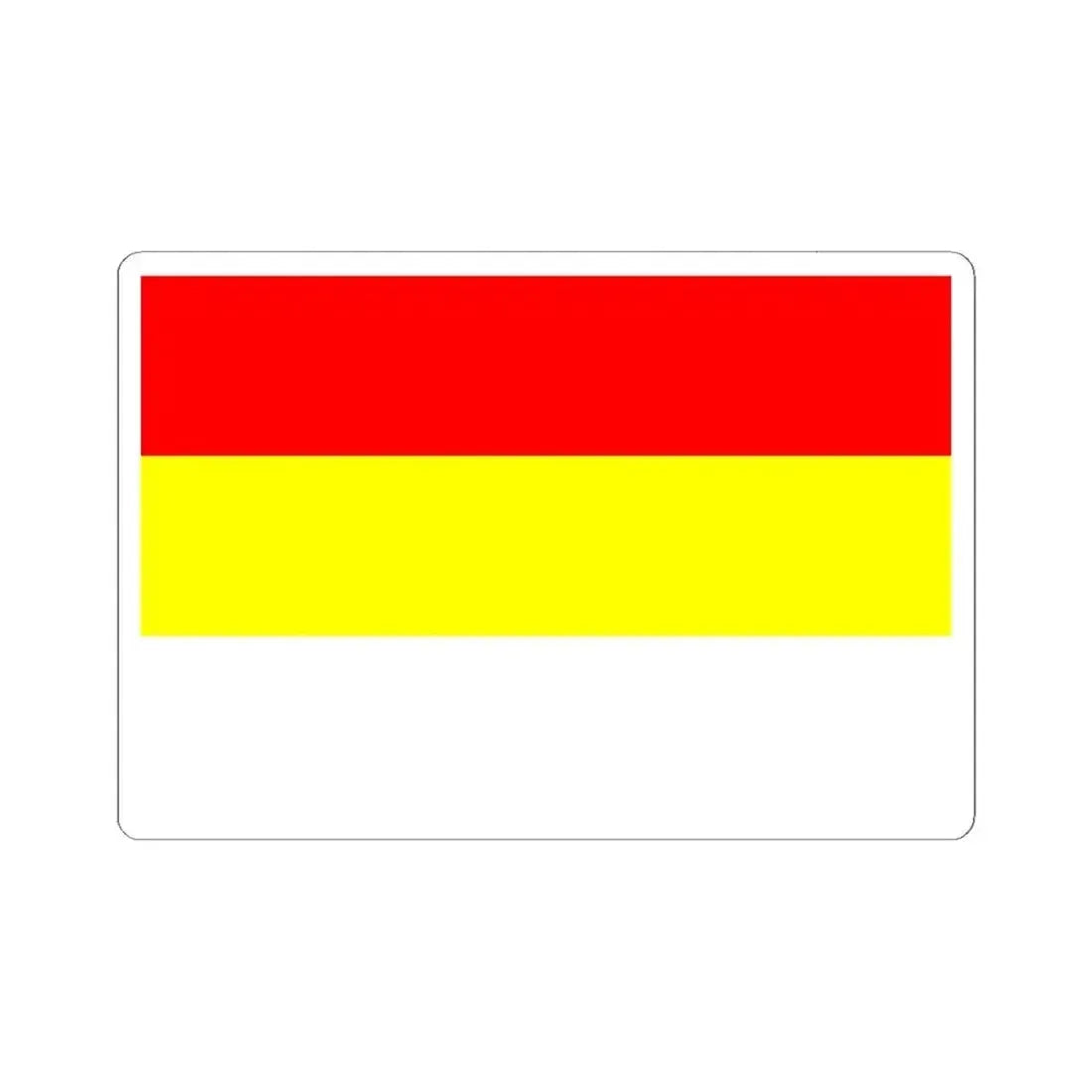 Flag of Prague Old City (Czech Republic) STICKER Vinyl Kiss-Cut Decal 6 Inch White - The Sticker Space