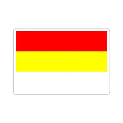 Flag of Prague Old City (Czech Republic) STICKER Vinyl Kiss-Cut Decal 6 Inch White - The Sticker Space