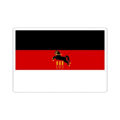 Flag of Praha 20 (Czech Republic) STICKER Vinyl Kiss-Cut Decal 2 Inch White - The Sticker Space