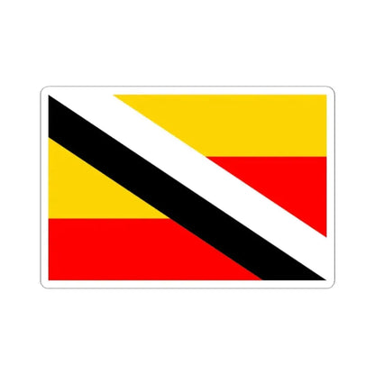 Flag of Predni Kopanina (Czech Republic) STICKER Vinyl Kiss-Cut Decal 2 Inch White - The Sticker Space