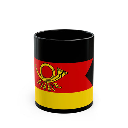 Flag of President of Deutsche Bundespost Germany - Black Coffee Mug-11oz-The Sticker Space