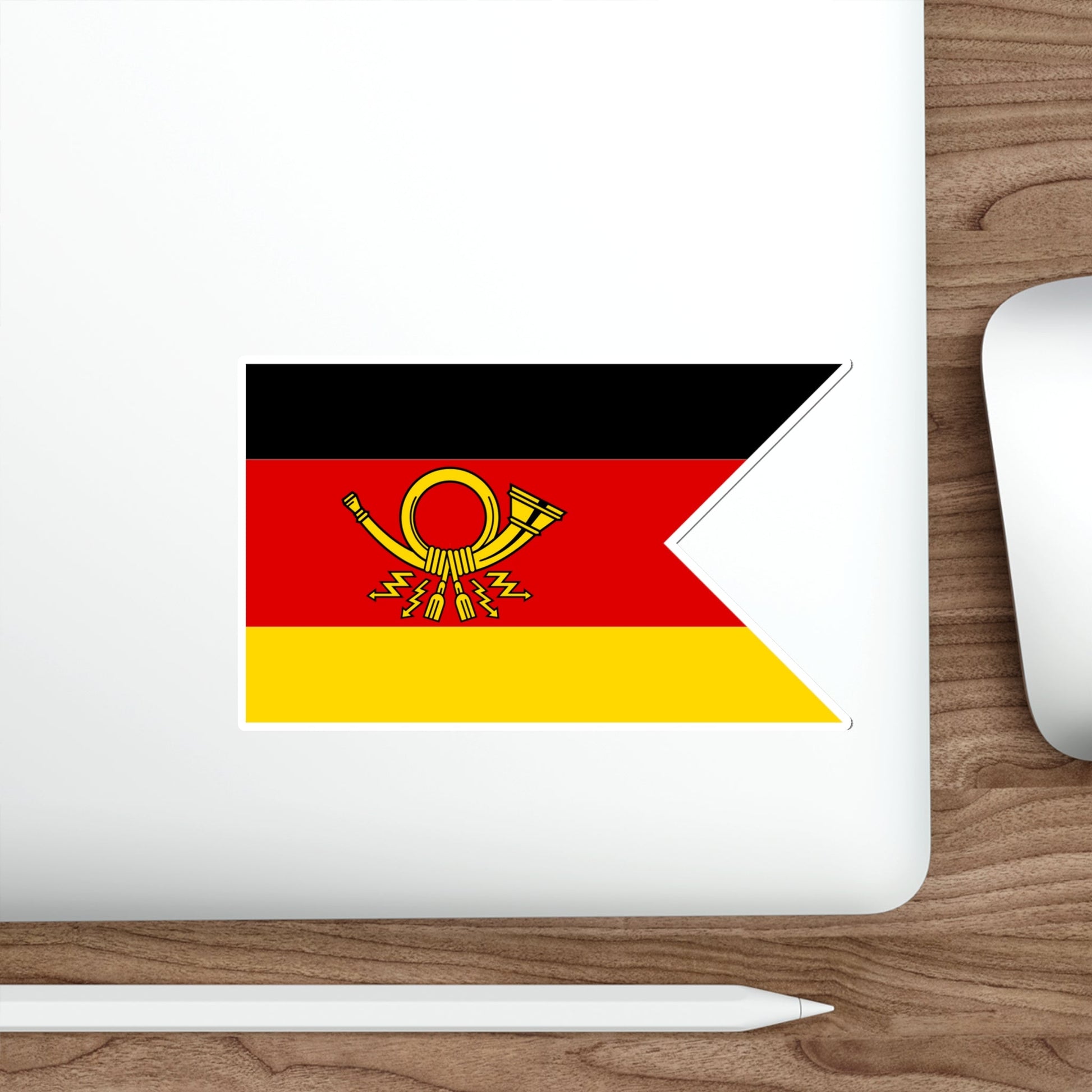 Flag of President of Deutsche Bundespost Germany STICKER Vinyl Die-Cut Decal-The Sticker Space