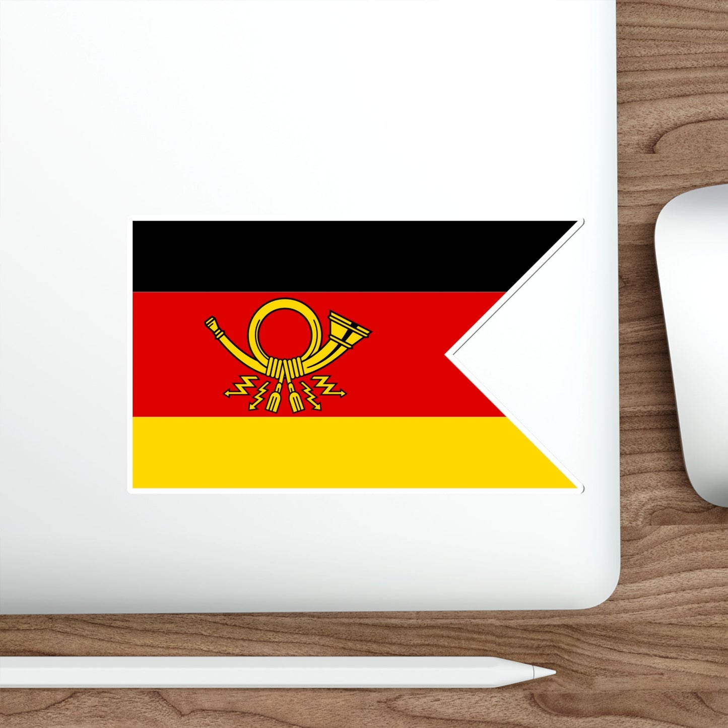 Flag of President of Deutsche Bundespost Germany STICKER Vinyl Die-Cut Decal-The Sticker Space