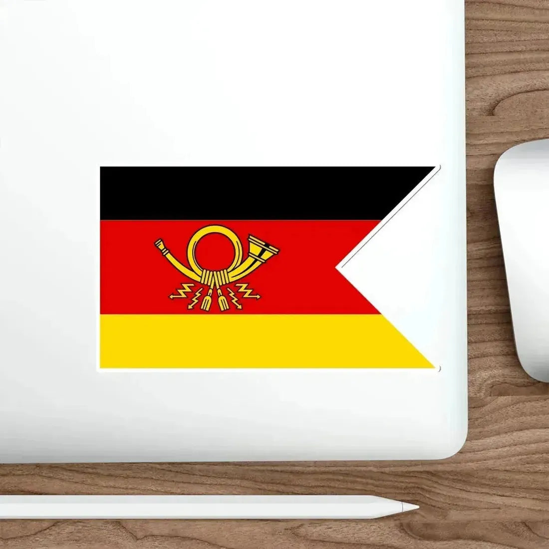 Flag of President of Deutsche Bundespost Germany STICKER Vinyl Die-Cut Decal - The Sticker Space