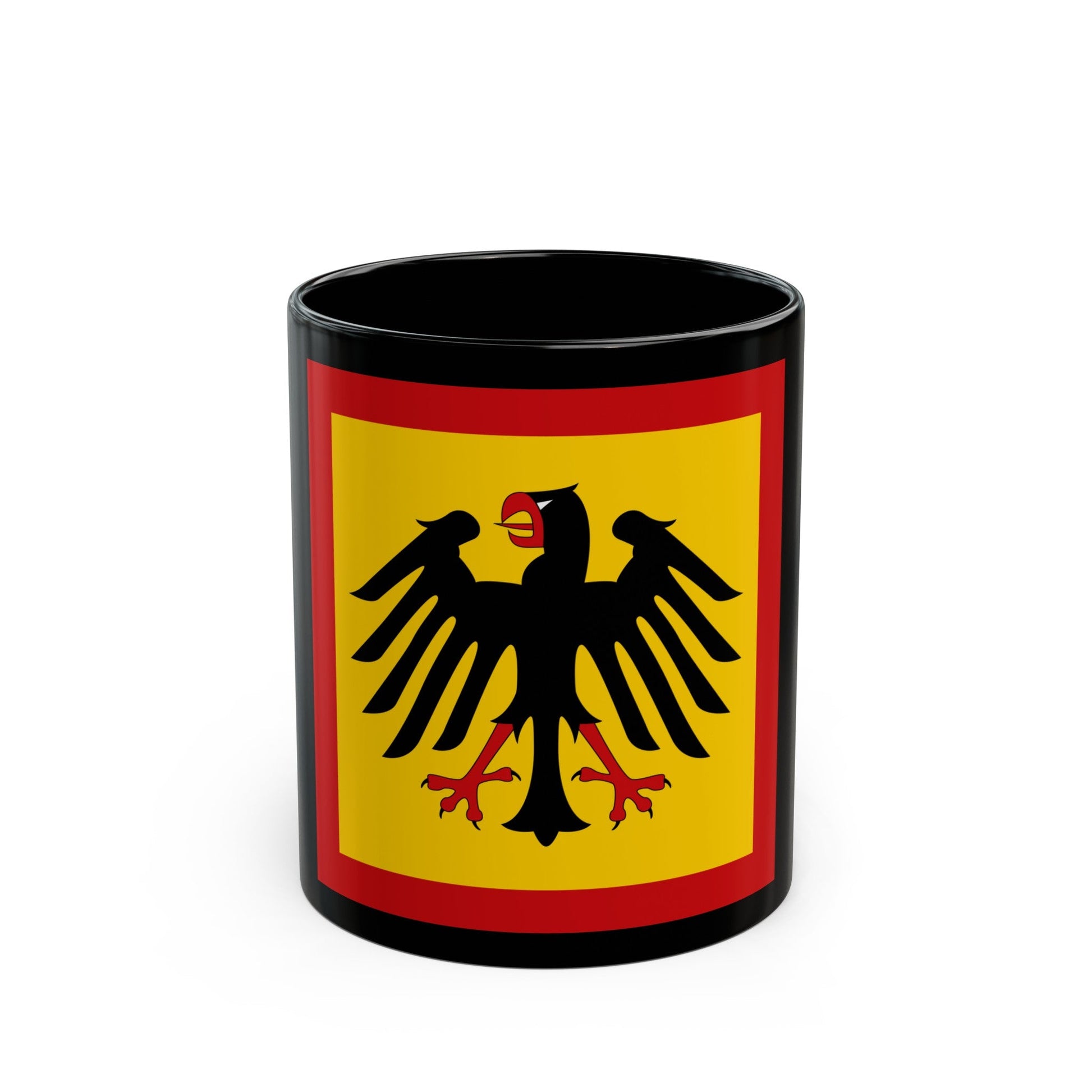 Flag of President of Germany Germany - Black Coffee Mug-11oz-The Sticker Space