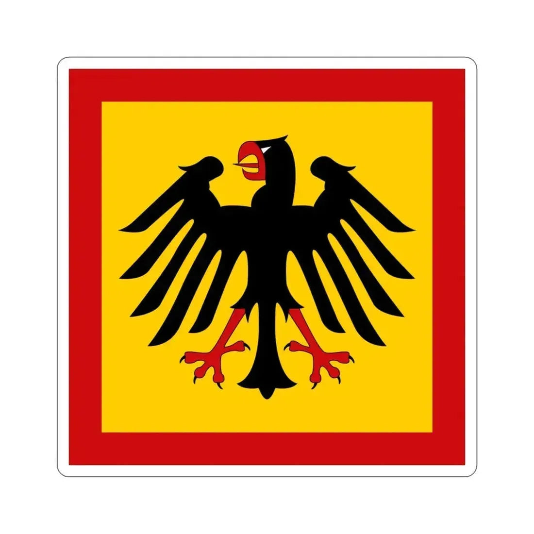 Flag of President of Germany Germany STICKER Vinyl Die-Cut Decal 3 Inch - The Sticker Space